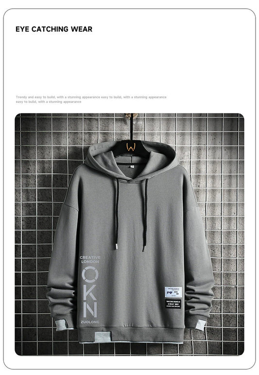 Loses Sweatshirt mit Buchstabendruck