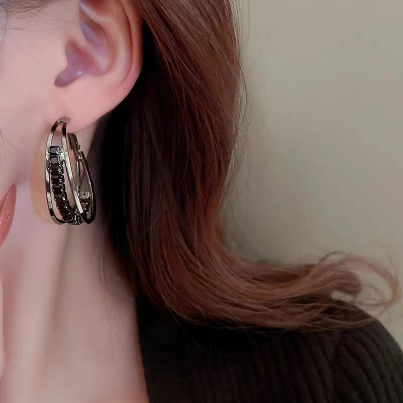 925 Silver Hoop Earrings - High-Grade Glam