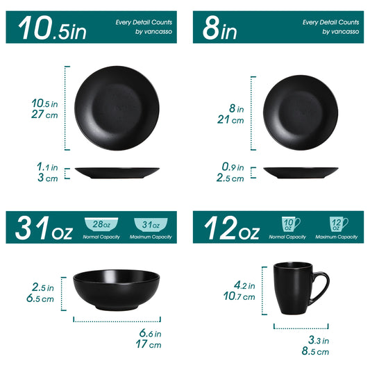 Service de table en grès Lain Logan