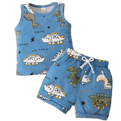 0-3 Years Toddler Baby Boy 2PCS Clothes Set