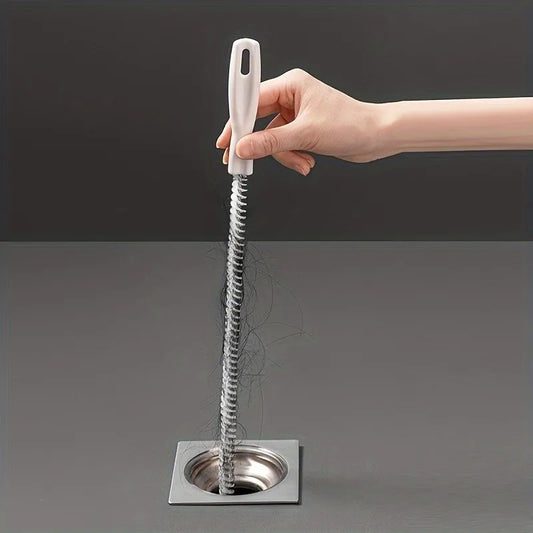 Flexible Pipe Dredging Brush for Kitchen & Bathroom Drain Cleaning