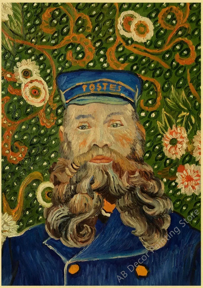 Impression sur toile sans cadre Décoration murale La nuit étoilée de Van Gogh