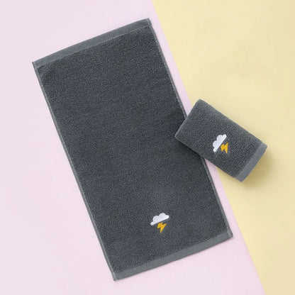 Soft Embroidered Cotton Baby Towels