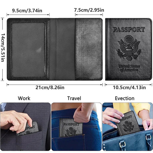 Chic Passport Holder- Stylish Travel Wallet