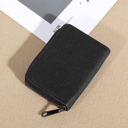 Zip-Around RFID Leather Wallet