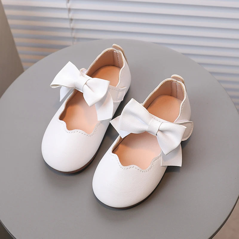 Girl's Bowknot Shallow Flat Shoes