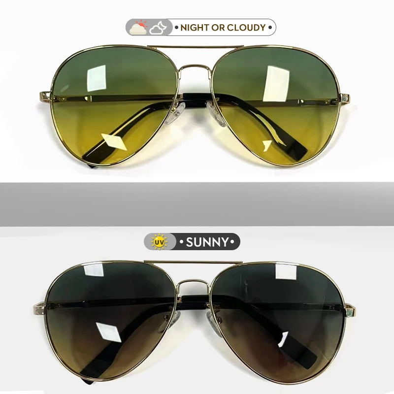 Unisex Day Night Photo chromic Sunglasses