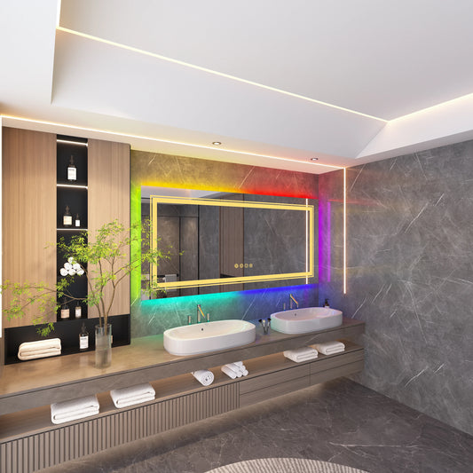 RGB LED Bathroom Mirror - Glamorous