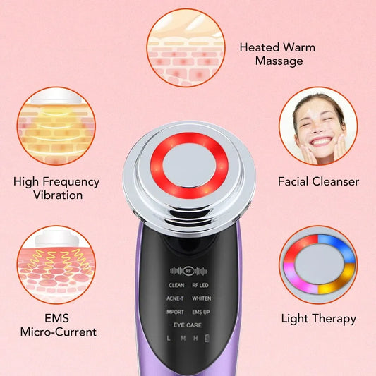 7-in-1 EMS RF Facial Massager