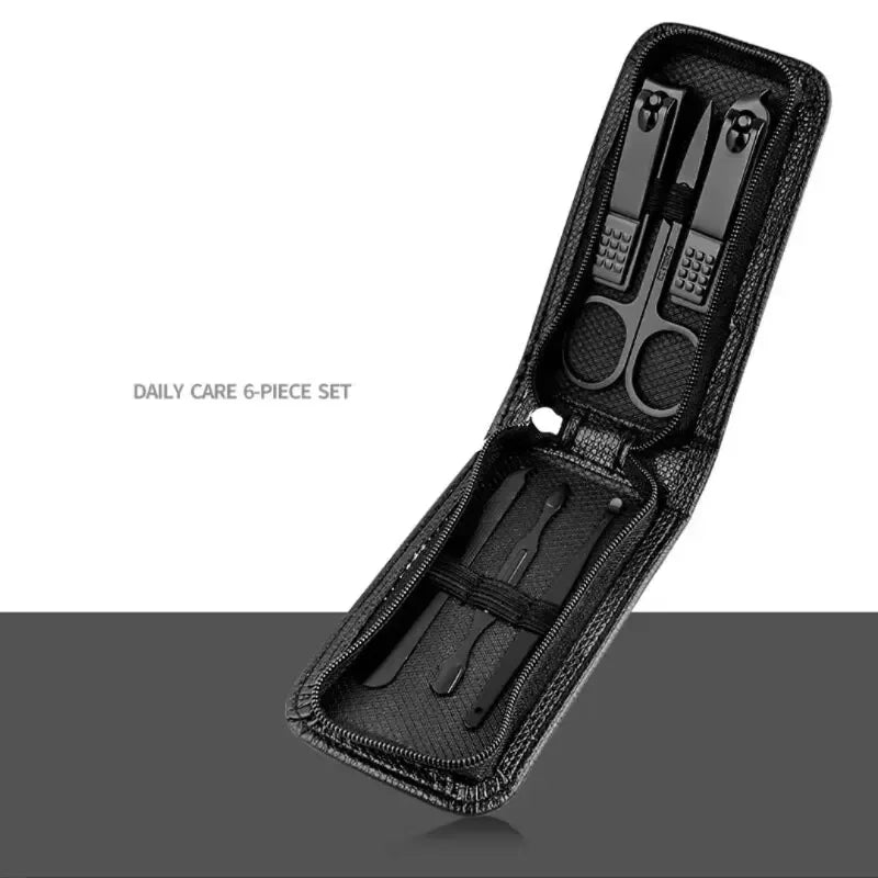 High-End Household Nail Scissors Set - 6-Piece Portable Kit