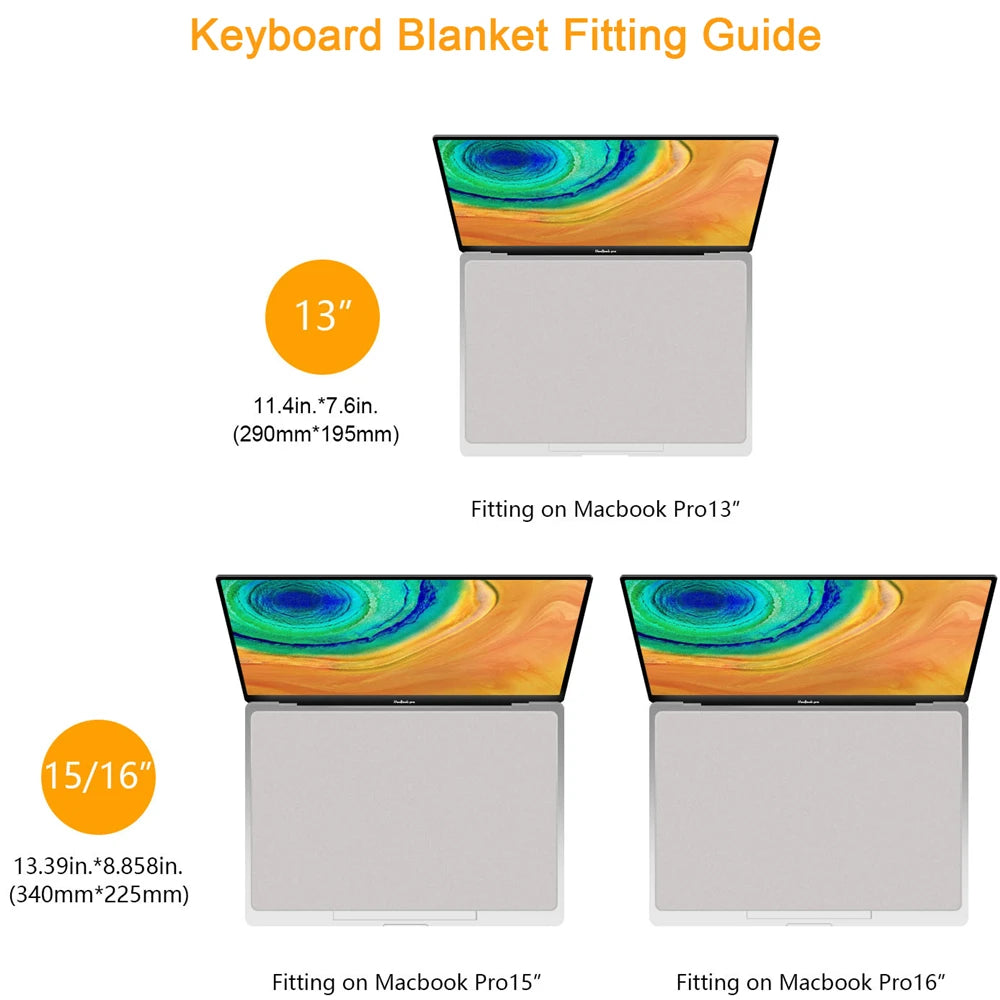 Microfiber Dustproof Keyboard Blanket Cover