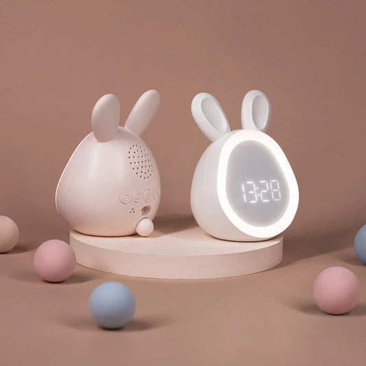 Réveil LED en forme de lapin adorable