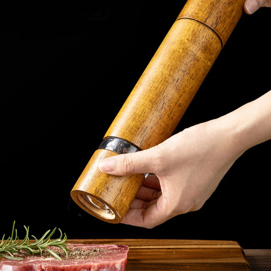 Moulin à épices manuel en bois antique - Noyau réglable