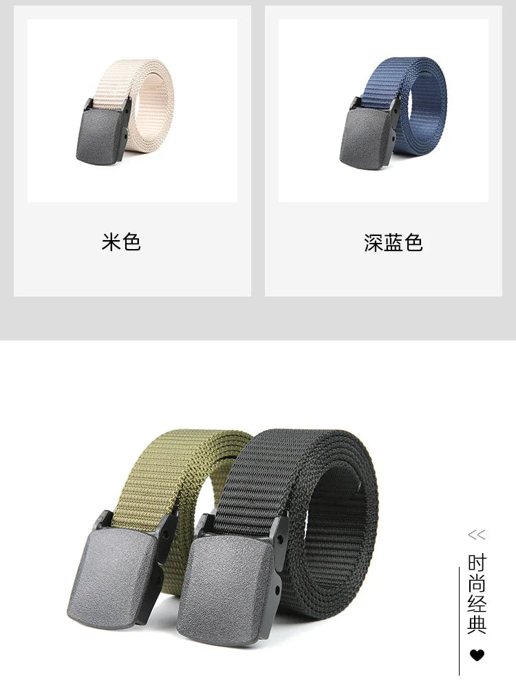 Ceinture tactique en toile Elite pour hommes