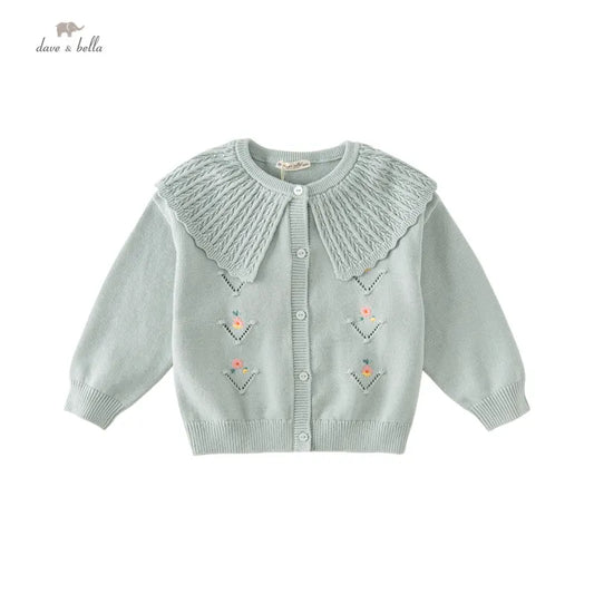 Herbstliche Strickjacke für Kinder