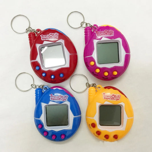 1PC Tamagotchi transparent - Cyber Pet virtuel 168 en 1 - Jouet pixel nostalgique