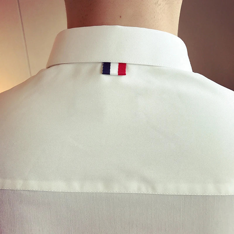 Men's Plus Size Long Sleeve Slim Fit Shirts