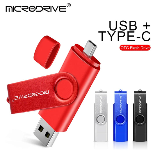 Multifunctional OTG Type-C USB Flash Drive - 32GB to 128GB