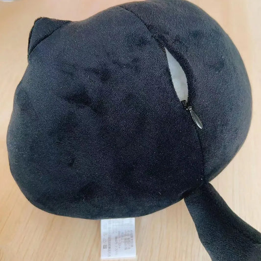 Kawaii Black Cat Plush Doll 20cm High-Quality Plump Stuffed Soft Kitten