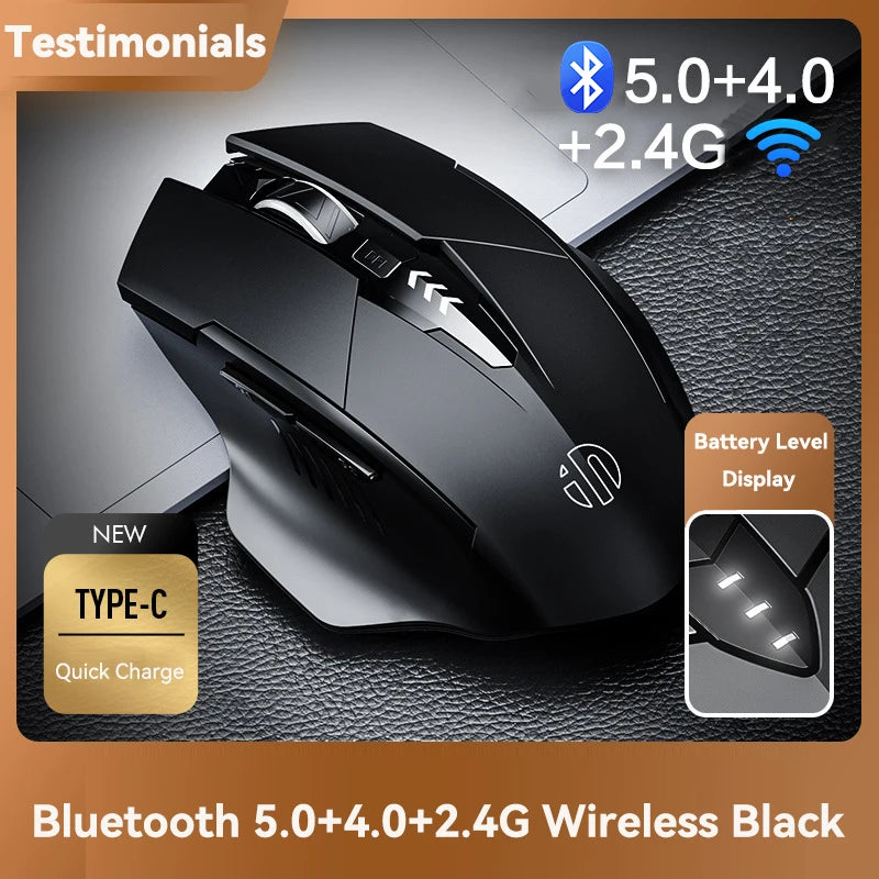 Rechargeable Bluetooth-compatible 2.4G INPHIC PM6 Mouse