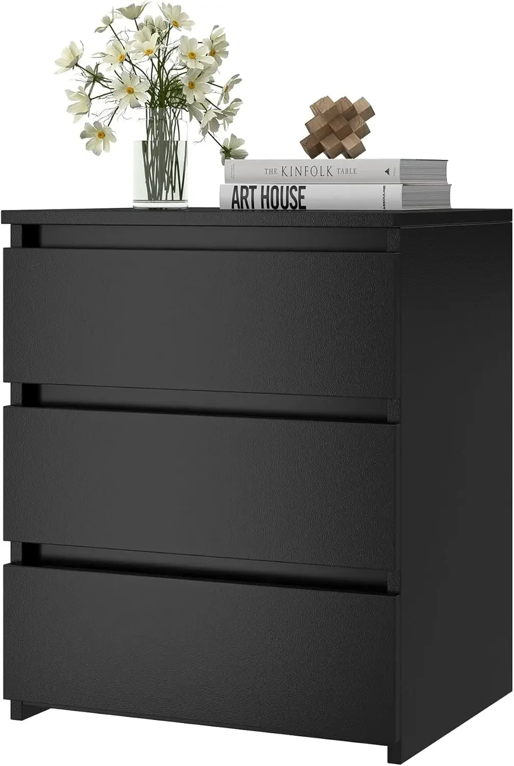 3-Drawer Dresser Gray Oak