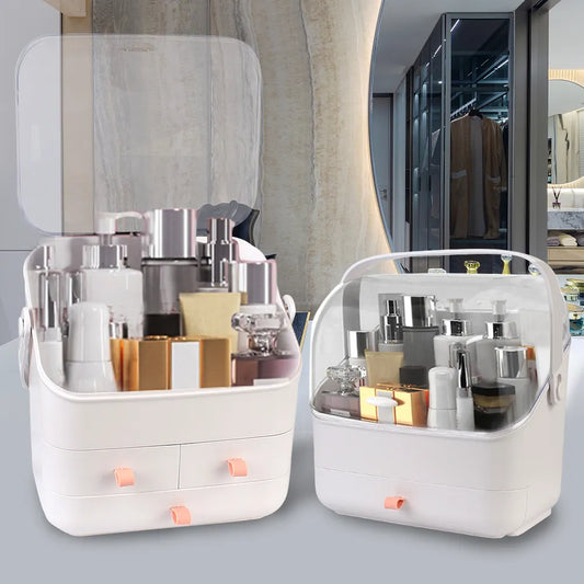 Boîtes de rangement en plastique - Cosmétiques et bijoux