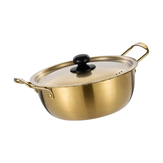 Pot de nouilles ramen coréen en acier inoxydable