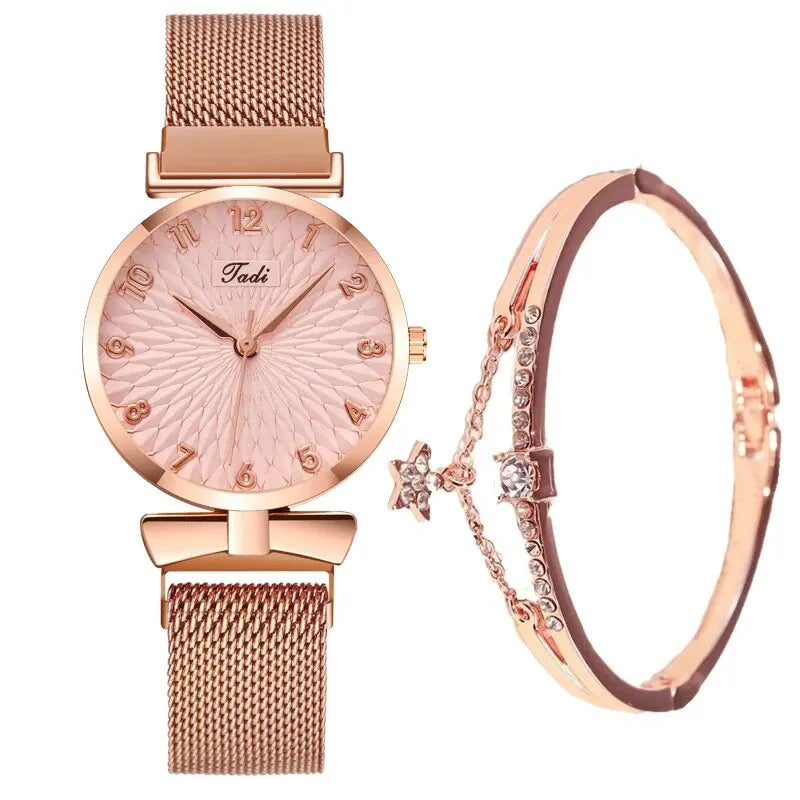 Rose Gold Women's Bracelet Watches