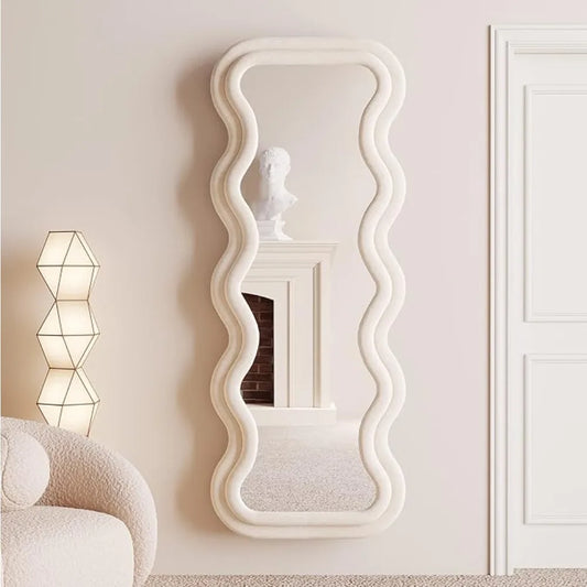 Miroir de sol à vagues irrégulières