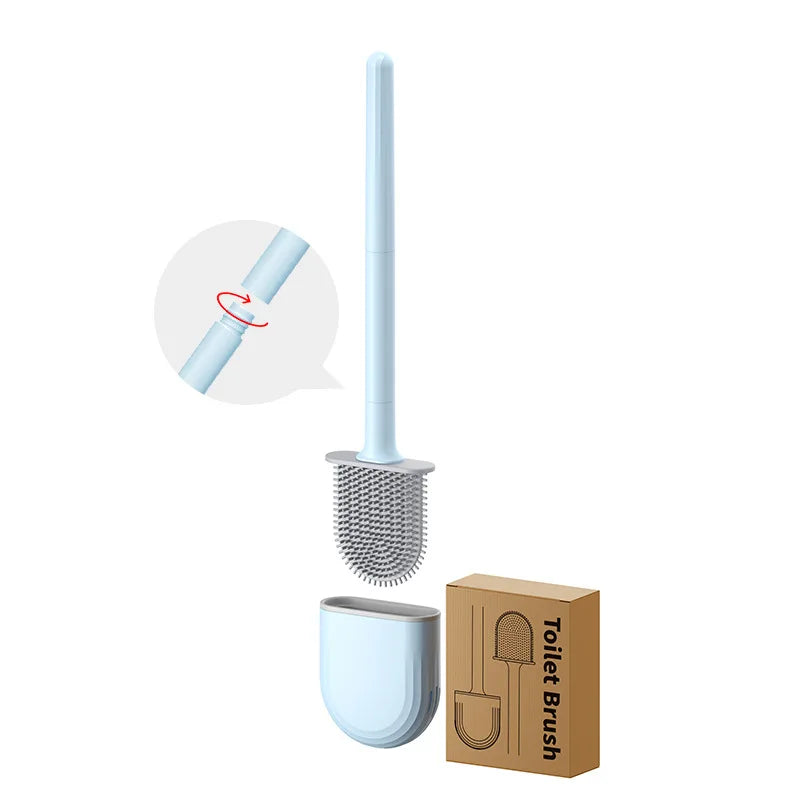 Brosse WC amovible en caoutchouc souple