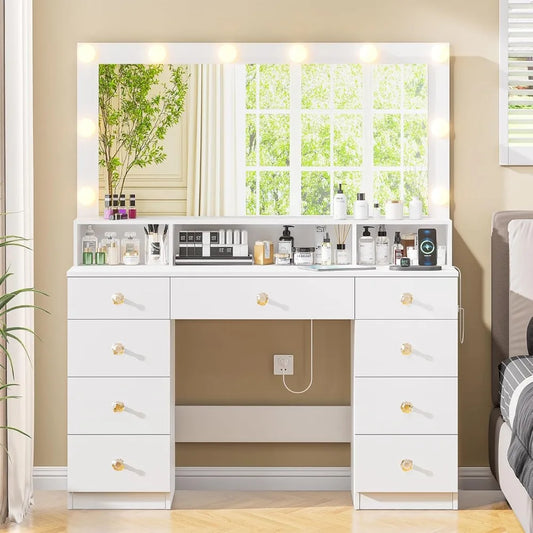 Bureau de vanité moderne blanc