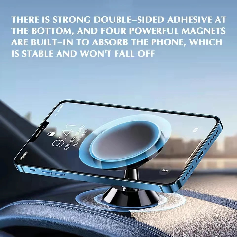 Magnetic Car Phone Holder for iPhone, Xiaomi, Samsung