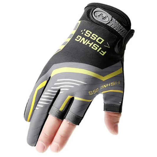 Gants de pêche et de cyclisme d'été pour hommes – Coupe à trois doigts