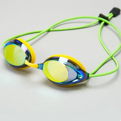 Outdoor Swimming Goggles with Bright Color Electroplating