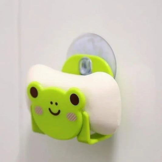 Suction Cup Cartoon Sponge Holder Organizer Rack