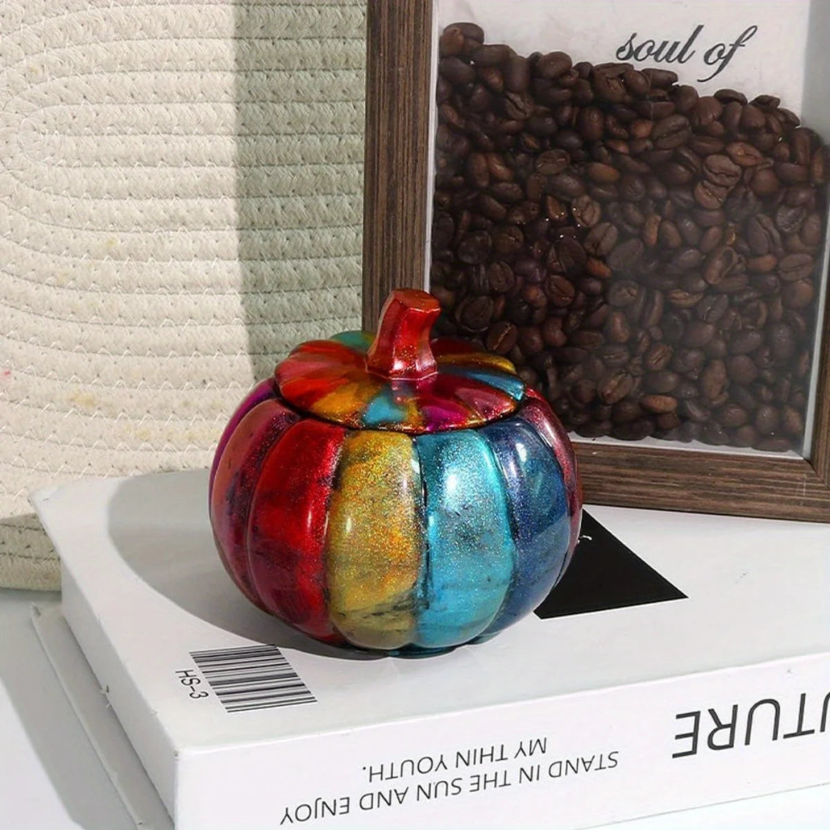 Pot de bougie citrouille en silicone