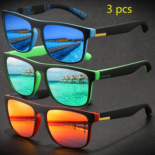 Square Sports Sunglasses UV400 Unisex Fishing & Driving Eyewear