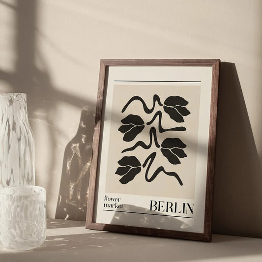 Set of 2 Abstract Emerald Green Canvas Prints - Dark Wall Art