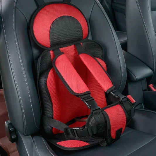 Breathable Children's Car Seat Cushion - Adjustable Safety Seat
