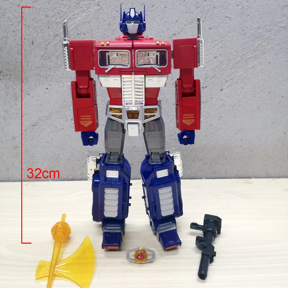30CM Optimus Prime Transformation Robot Toy Star Commander Alloy Car Action Figure Deformation Anime Model