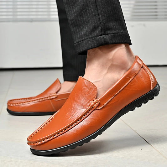 Mocassins pour hommes en cuir véritable Classic Comfort