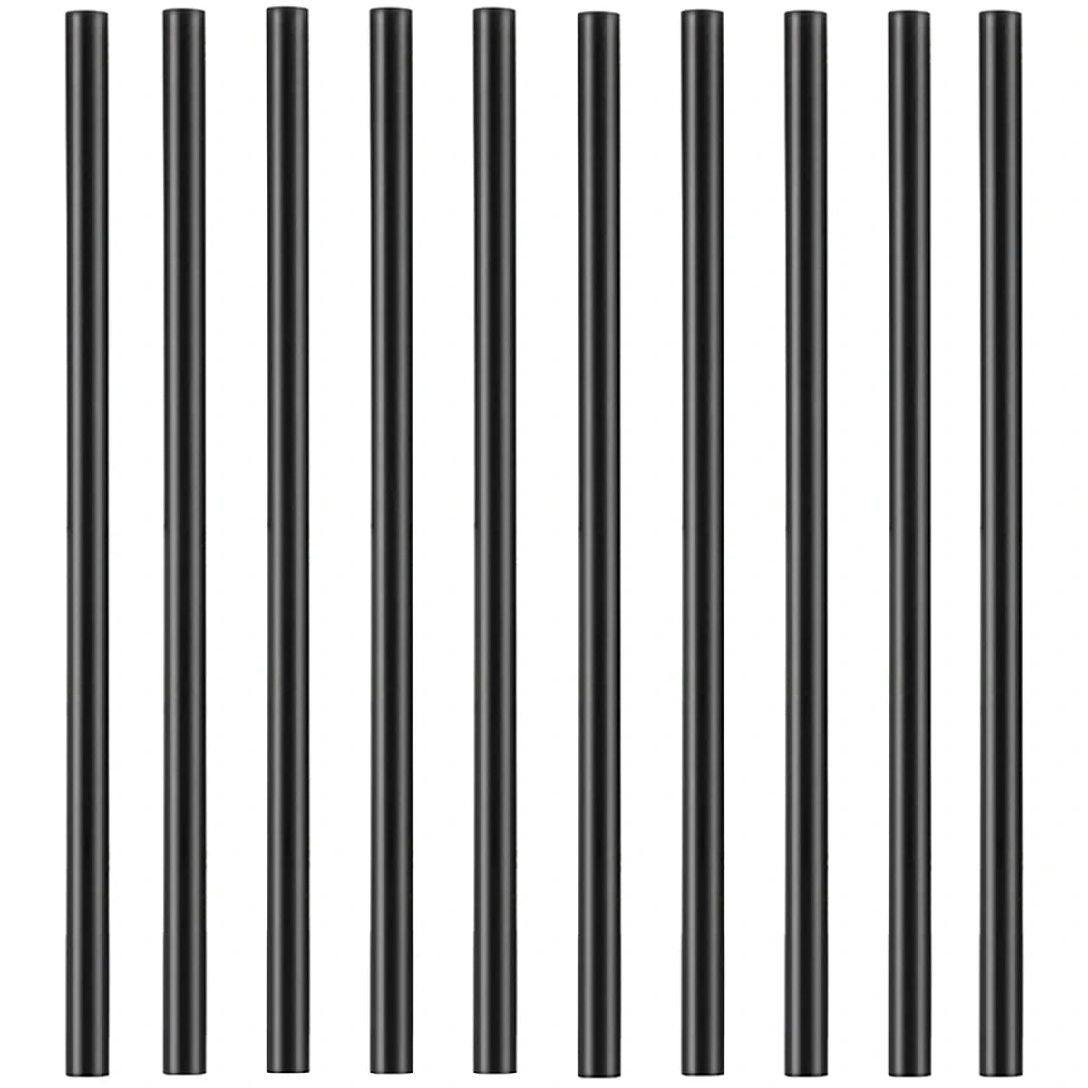 Crayons de bois noirs aux couleurs arc-en-ciel 7 en 1