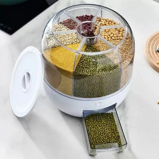 Rotating Transparent Grain Dispenser
