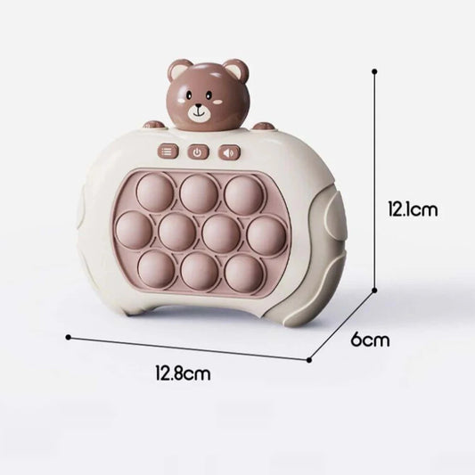 Hot Pop Push Bubble Game Machine Cartoon Whac-A-Mole Kids Sensory Fidget Toy Anti-Stress Squeezing Fun