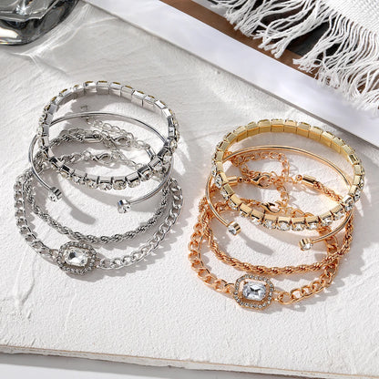Crystal Shiny Adjustable Bracelets for Women