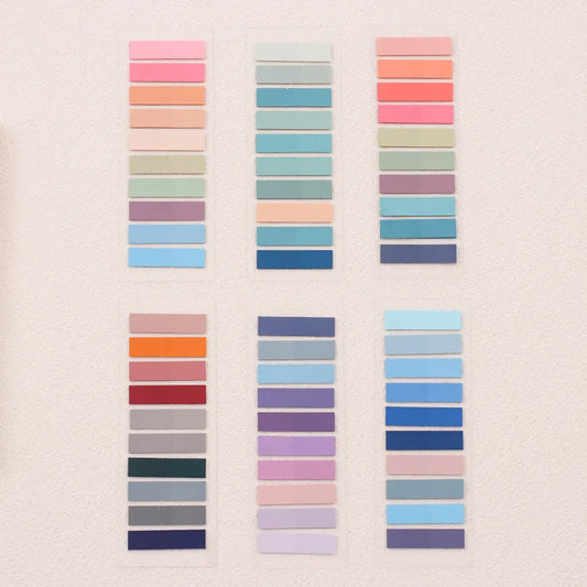 200 Sheets Transparent Fluorescent PET Arrow Flags Sticky Note