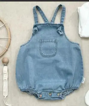Cowboy Sleeveless Baby Romper