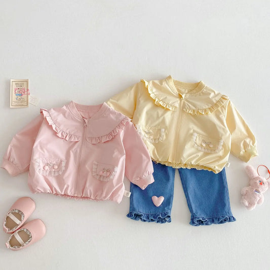 Mädchen-Herbst-Freizeitjacke für Kinder