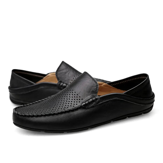 Men Handmade Breathable Loafers