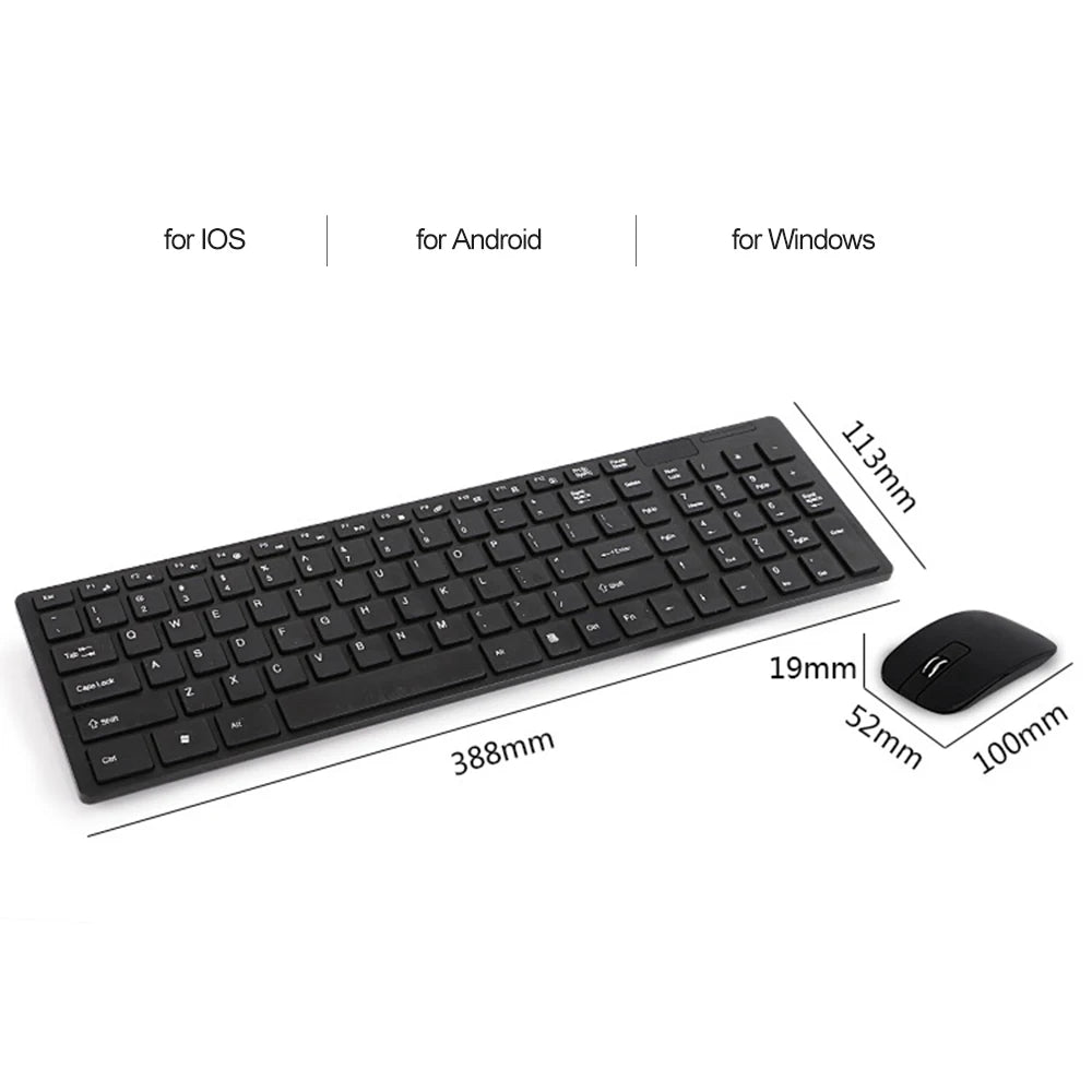 Ensemble clavier et souris sans fil K-06 2,4 G